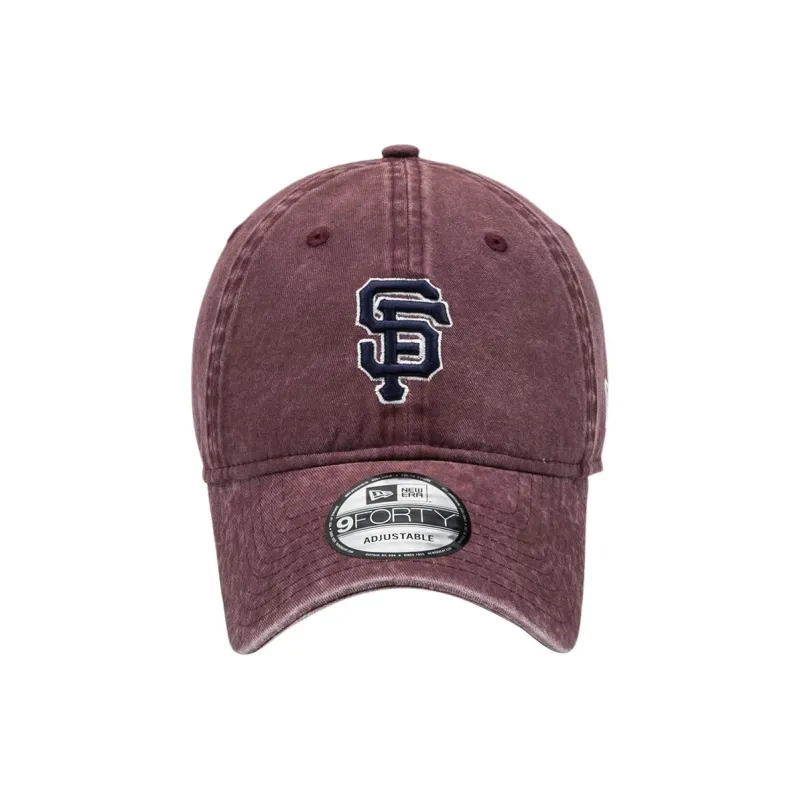 New Era 100% Cotton Baseball Caps Unisex Burgundy-1