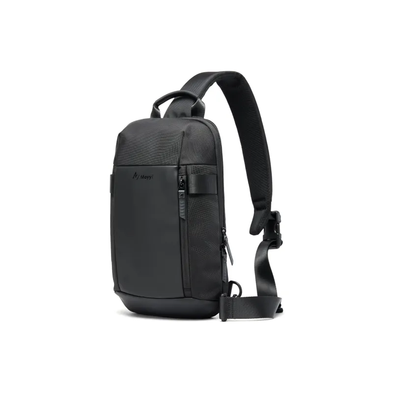 MOYYI Oxford Sling Bag Men's Black-1