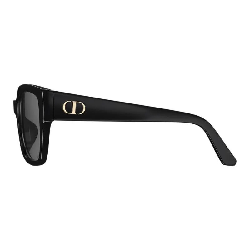 DIOR Acetate Metal Square Sunglasses Women's Black-2