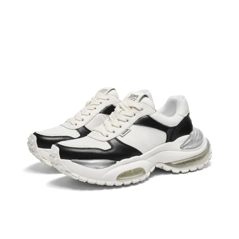 CHERYKALLY Wear-Resistant Breathable Height Increasing Low-Top Chunky Sneakers Women's-7
