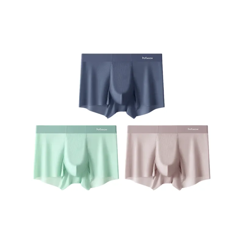 MIIOW Cooling Summer Collection Trendy Party Collection Underpants Men's 3 Pack-6