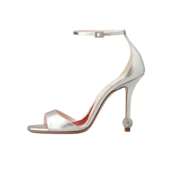 Roger Vivier Jewel Strap Sandals 10cm Women's Silver