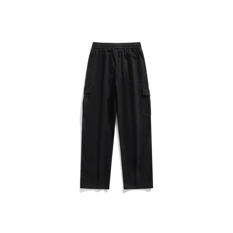 P8H9 Casual Pants Unisex Stone Gray-10