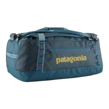 Patagonia Recycled Polyester Travel Bag 55L Unisex Cyan