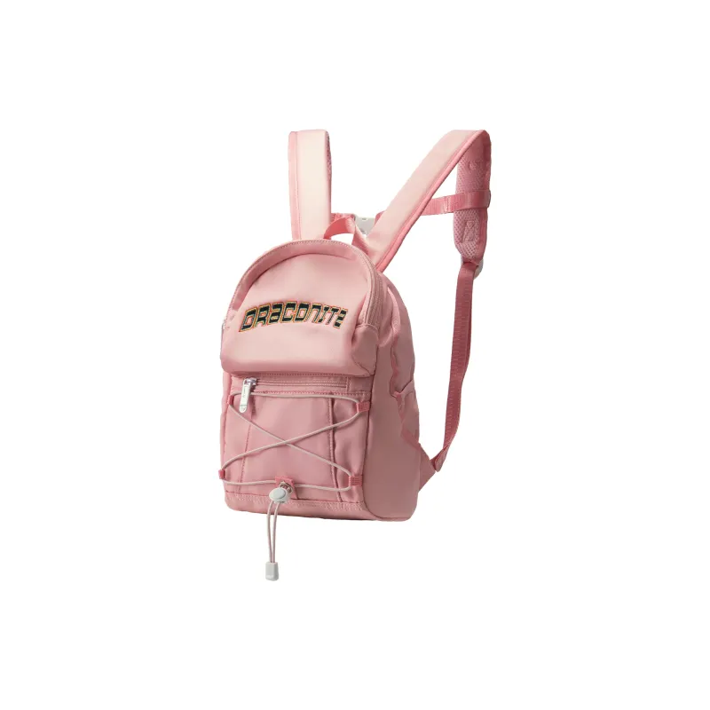 QRST Polyester Backpack Unisex Gray/Pink-6