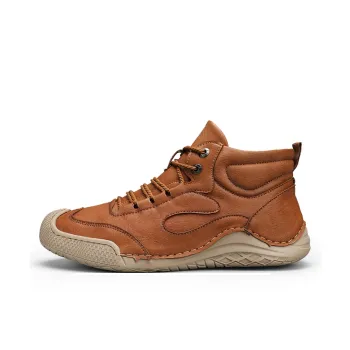 QIUTEXIONG Mid Top Casual Shoes Men's