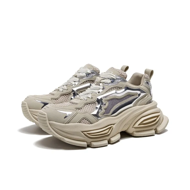 CHERYKALLY Anti-Slip And Wear-Resistant Height Increasing Low-Top Chunky Sneakers Women's-7