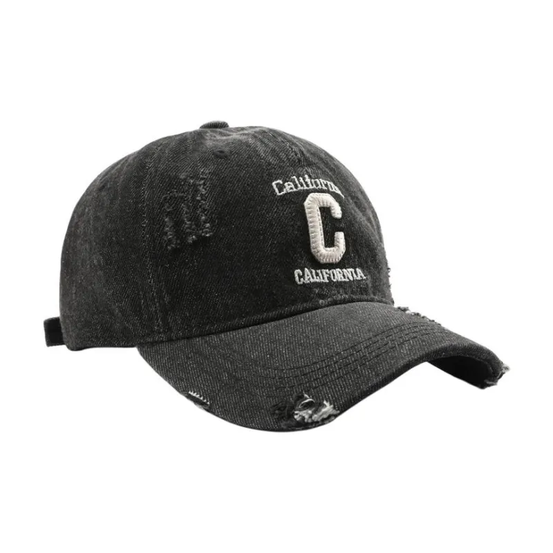 CARDANRO Washable Denim Baseball Caps Unisex-0