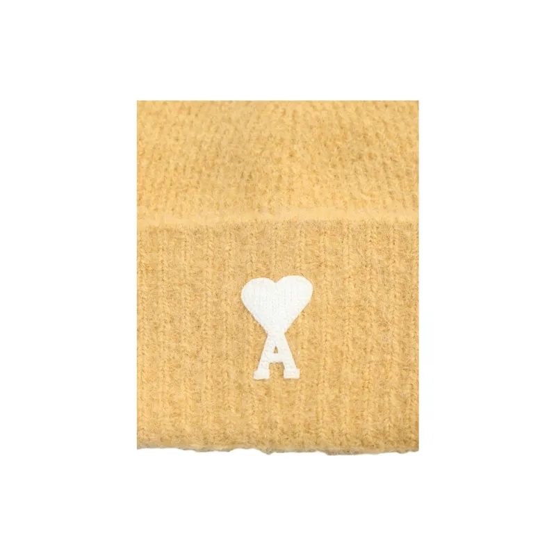 AMIPARIS Paris Logo Patch Knitted Beanie-3