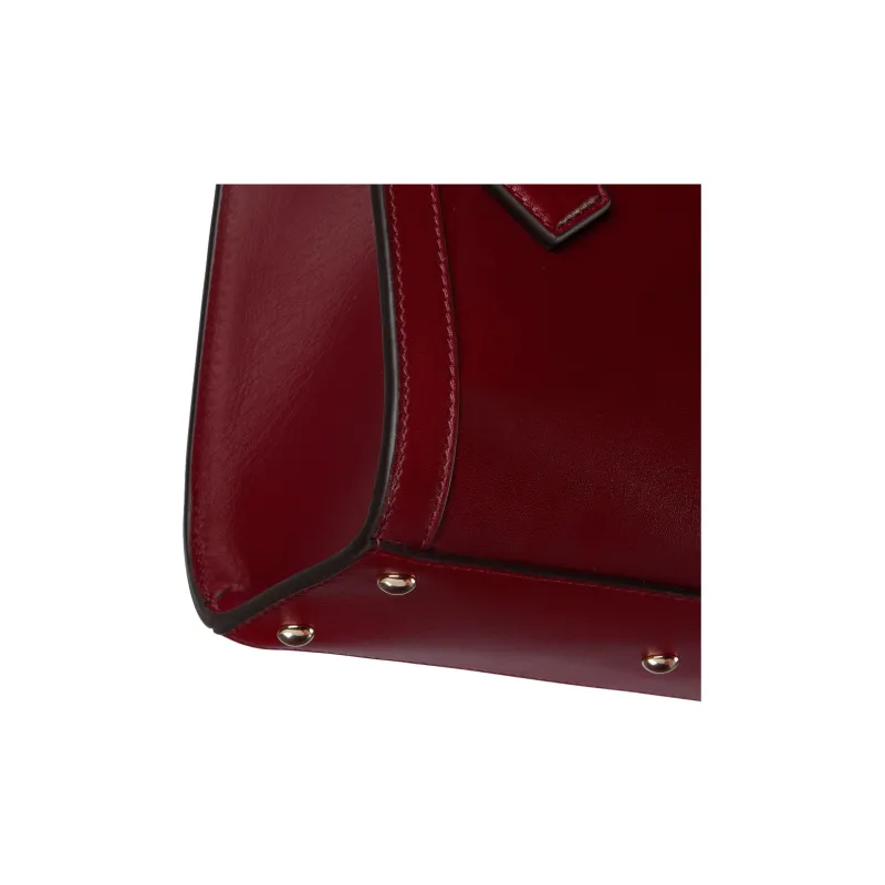 GUCCI Diana Soft Leather Tote Bag Shopping Bag Shoulder Bag Crossbody Bag Handbag Mini Women's Deep Red-6