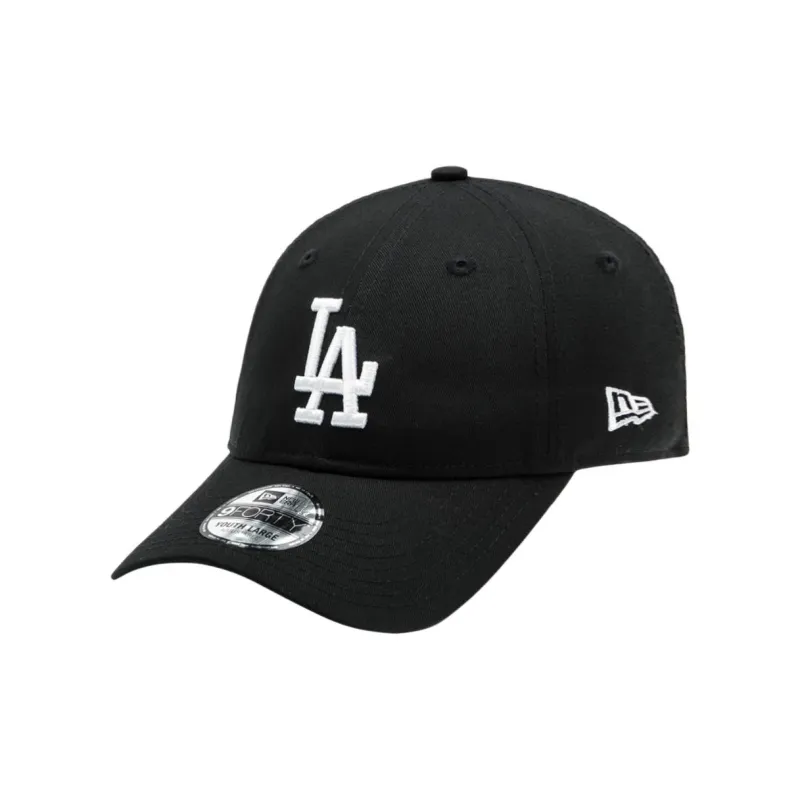 New Era 100% Cotton Baseball Caps Kids' Black-0