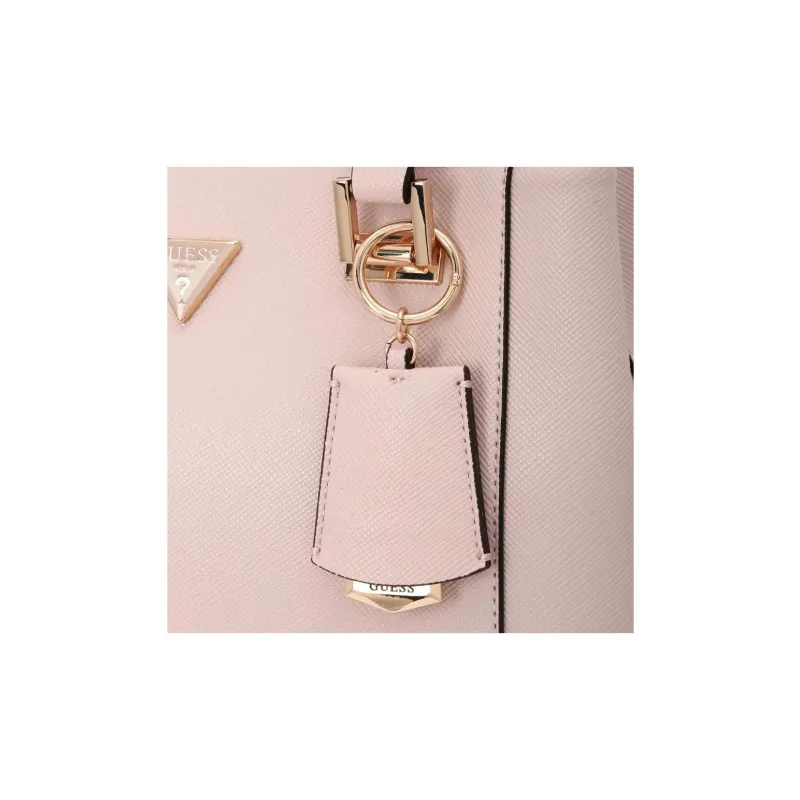 GUESS Polyurethane Tote Bag Shopping Bag Shoulder Bag Handbag Women's Light Pink-5