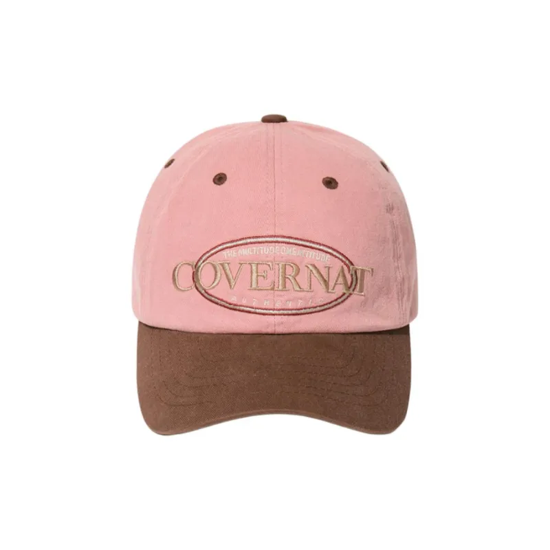 COVERNAT Cotton Baseball Caps Unisex Pink-1