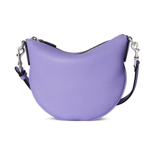 GUCCI Grained Leather Crossbody Bag Shoulder Bag Mini Unisex Light Purple