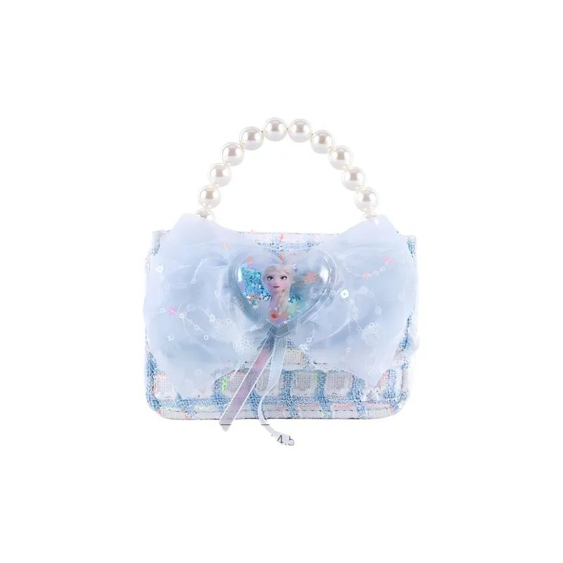 Disney Frozen Series Polyester Handbag Regular Kids' Pink/Blue-4