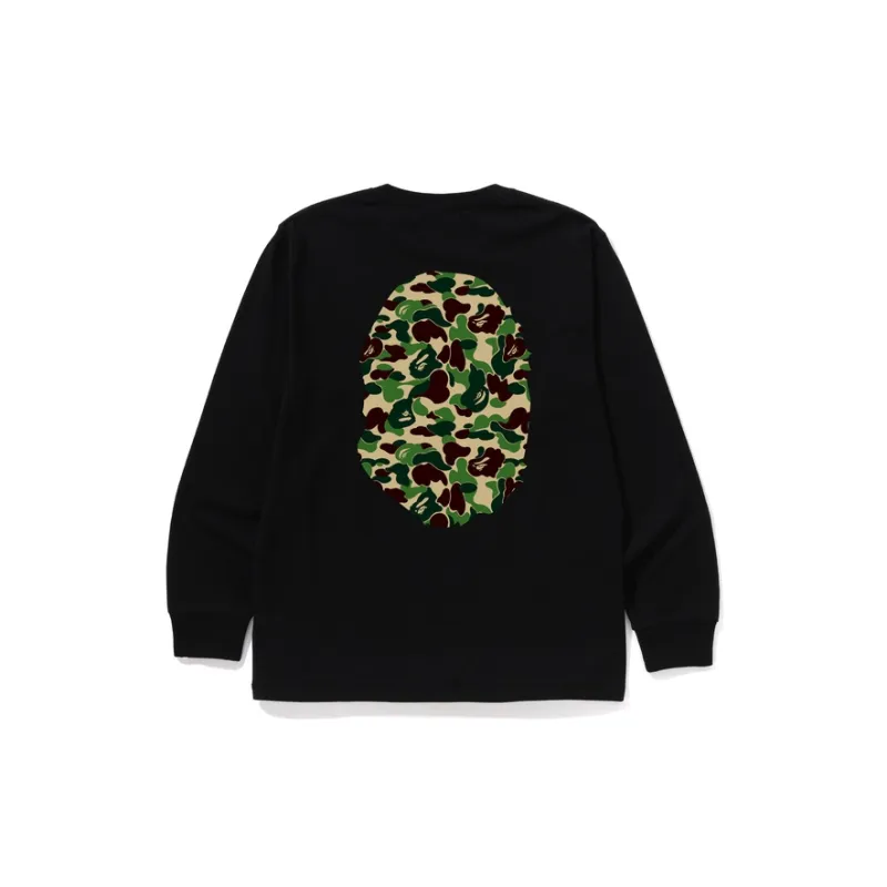 Bape Abc Camo Big Ape Head L/S Tee-3