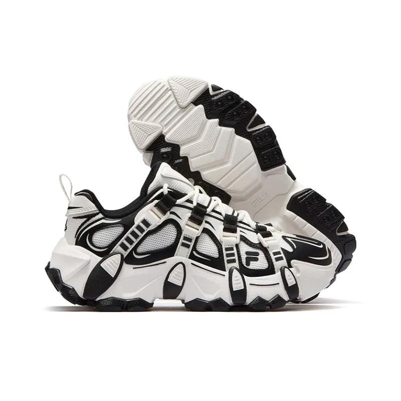 FILA FUSION EXOCET Mountains Shoes Chunky Sneakers Women's Low Top Black-5