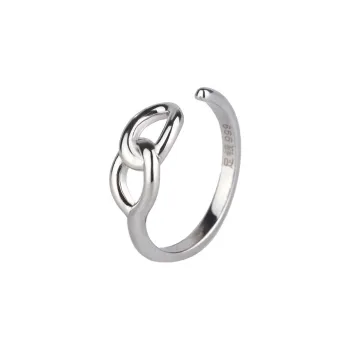PHOENIXSILY 999 Fine Silver Rings Women's