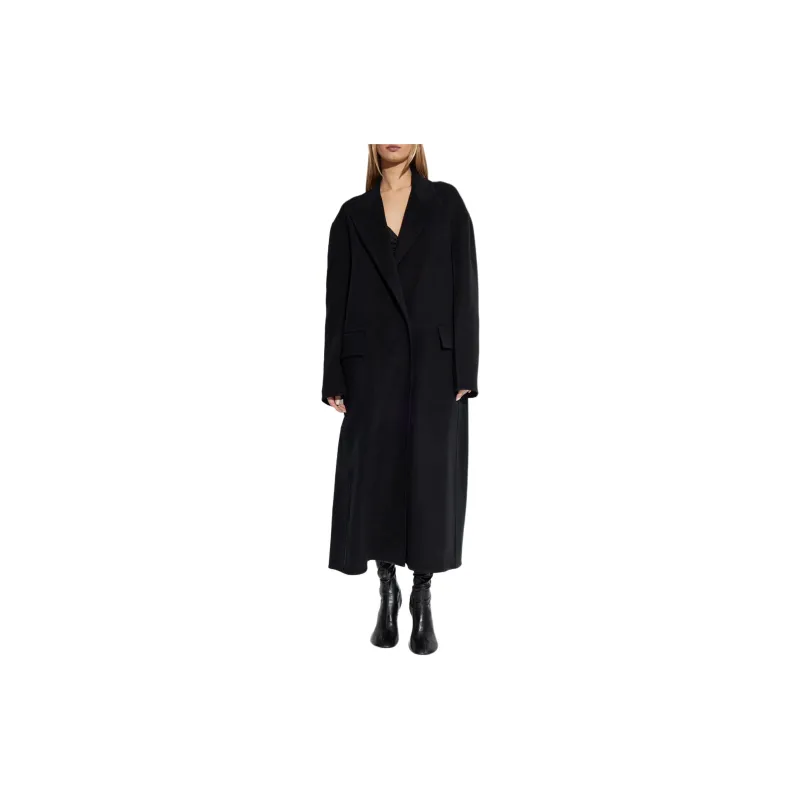 JIL SANDER Single Breasted Long Coat-1