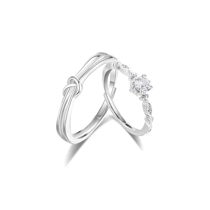 Love Jewelry 999 Fine Silver Rings Unisex-0