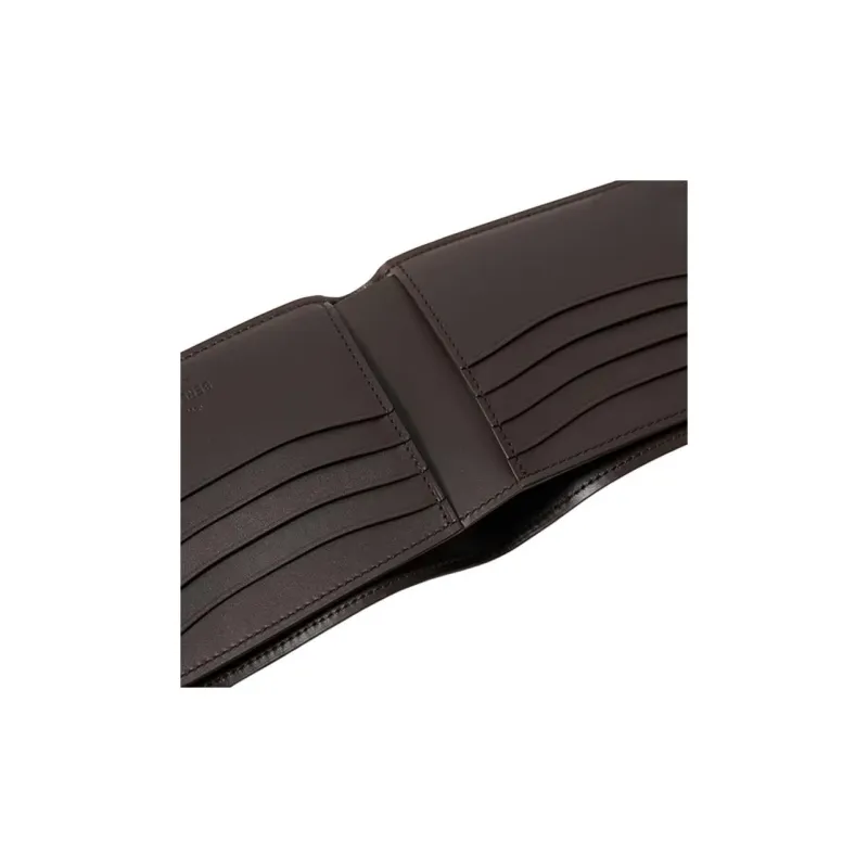 BERLUTI Calfskin Wallet Men's Burgundy Color-3