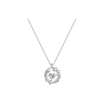 NVBBK 999 Fine Silver Sterling Silver Necklaces Women's
