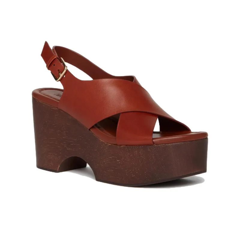 PAIGE Reid Strap Sandals 9cm Women's Red-1
