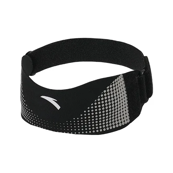 Anta Sports Mountaineering Hiking Patella Bands Protective Knee Pad Black Silicone Unisex-0