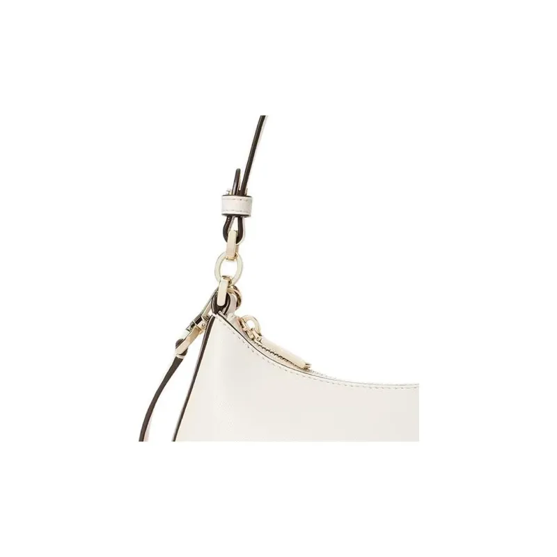 Kate Spade Staci Leather Zip Closure Shoulder Bag Crossbody Bag Women's White-3