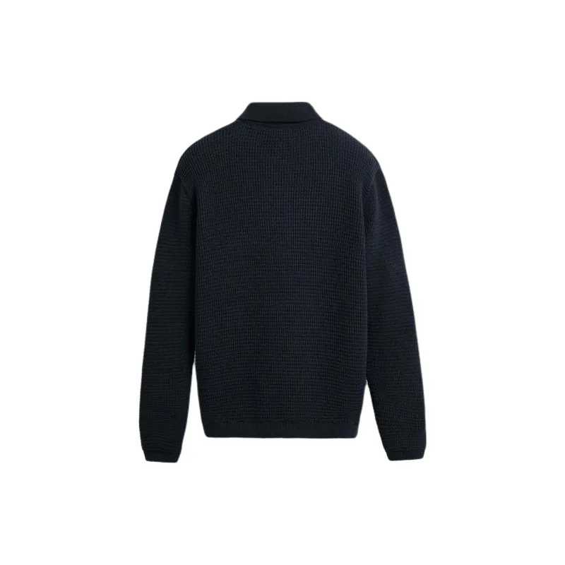 ZARA Polo Shirt Men's Deep Sea Blue-1