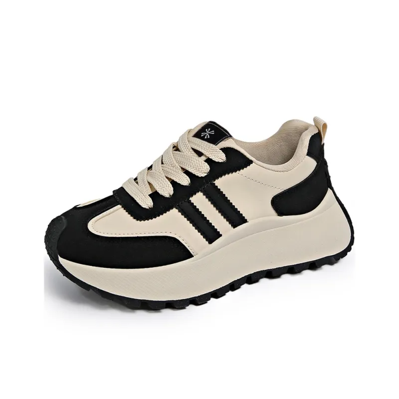 YUZHAOLIN Anti-Slip And Wear-Resistant Height Increasing Low-Top Chunky Sneakers Women's-6