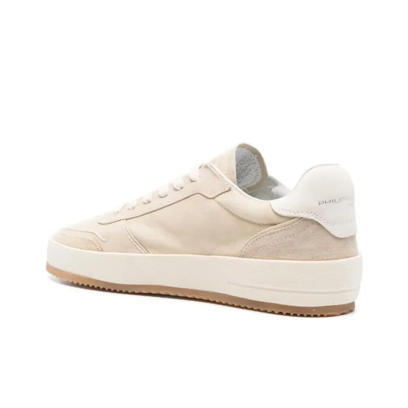 PHILIPPE MODEL Nice Low-Top Skateboard Shoes Men's Light Umber-1