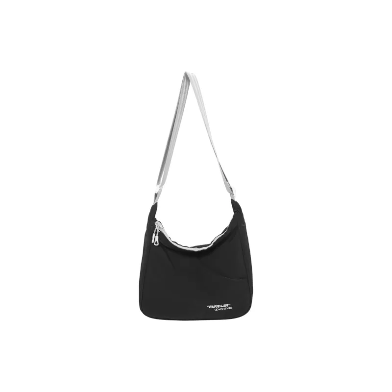GOBLIN SHARKS 1759 Nylon Crossbody Bag Shoulder Bag Regular Unisex White/black/orange/green-7