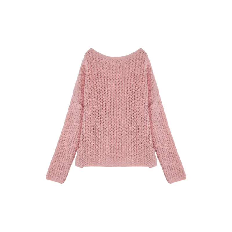 XIANGYING Sweaters Women's Pink-1