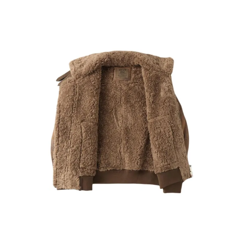 RKVC Leather Jacket Unisex Coffee-5