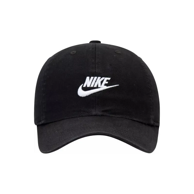 Nike Cotton Baseball Caps Unisex Black-3
