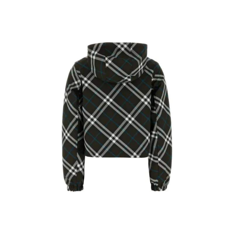 Burberry Checked Hooded Reversible Jacket-1