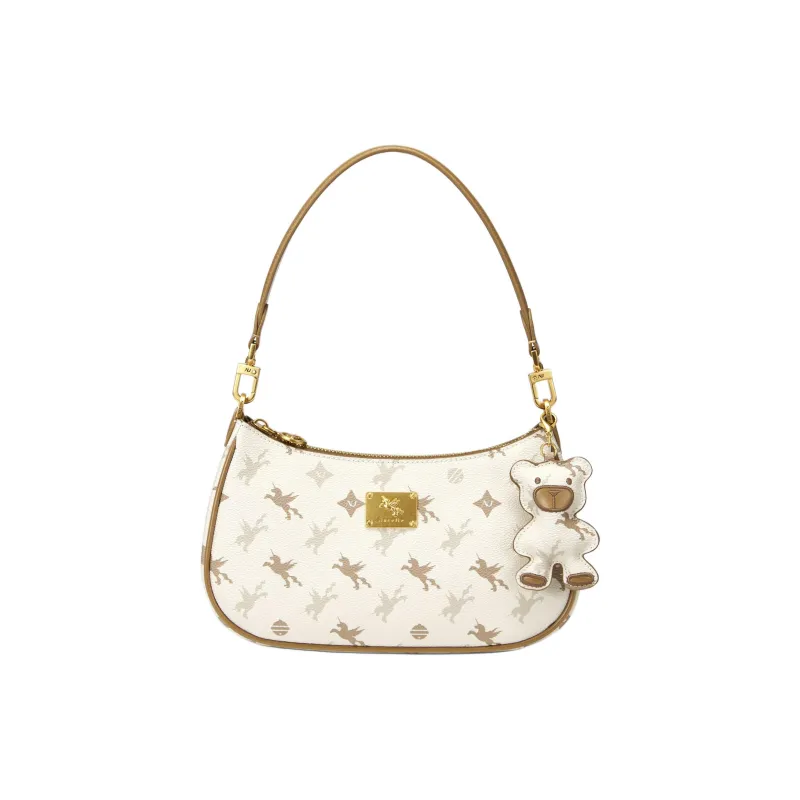 NUCELLE PVC Dumpling Bag Shoulder Bag Crossbody Bag Medium Size Women's Peachy Pink-6