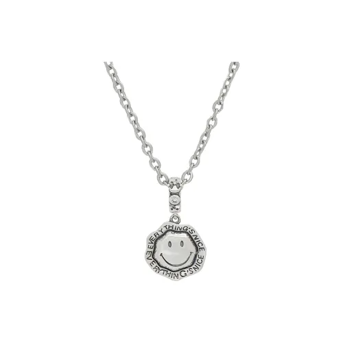 ROADLATIVE 925 Sterling Silver Pendant With Titanium Steel Chain Necklaces Unisex
