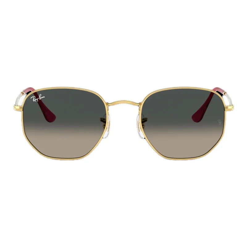 RayBan Metal Irregular Shape Sunglasses Kids' Gold-2