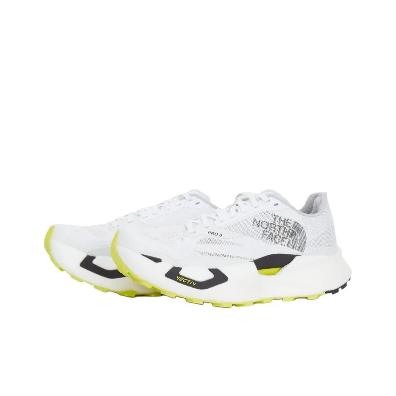THE NORTH FACE SUMMIT Anti Slip Wear Resistant Low Top Running Shoes Unisex White Yellow-1