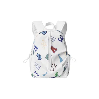 DRACONITE Polyester Student Backpack Regular Unisex White