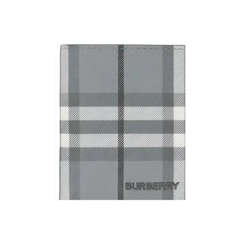 Burberry Canvas Wallet Men's Gray-2