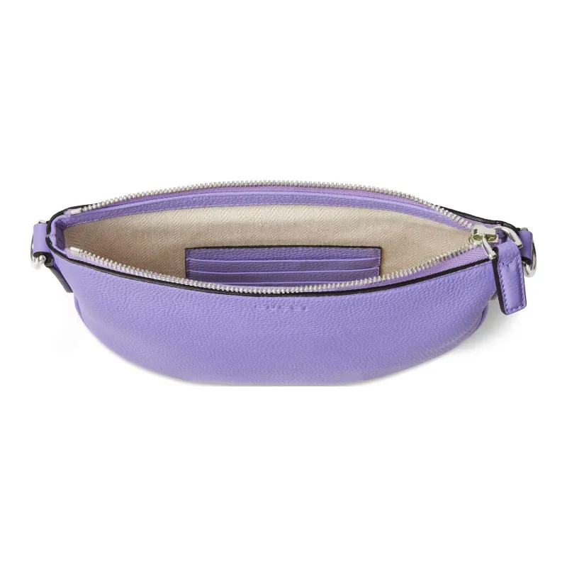 GUCCI Grain Leather Crossbody Bag, Shoulder Bag Mini Unisex Light Purple-4