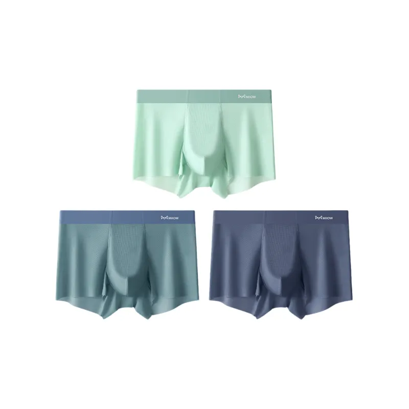 MIIOW Cooling Summer Collection Trendy Party Collection Underpants Men's 3 Pack-8