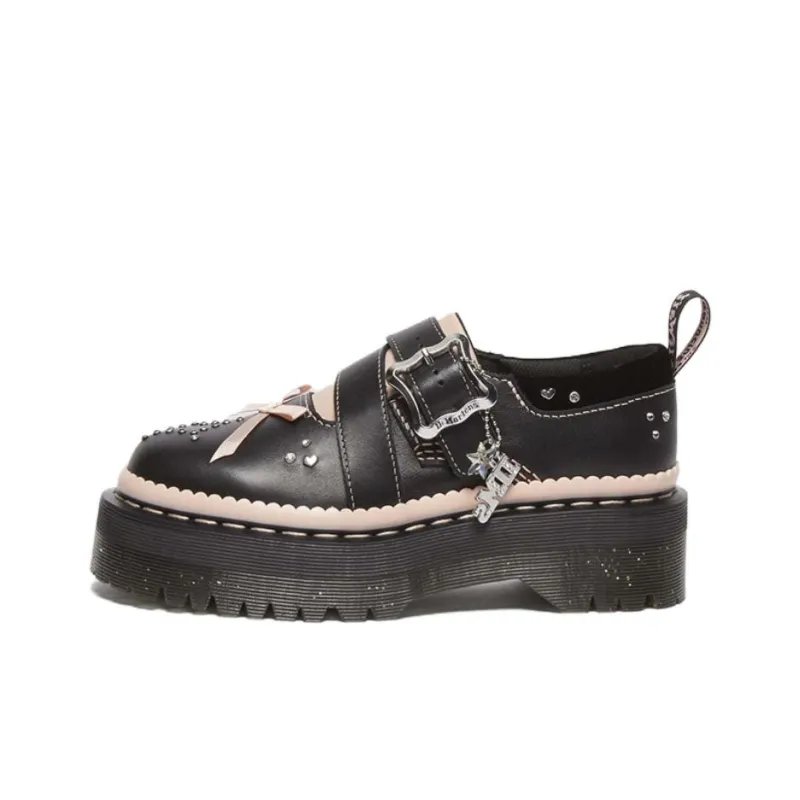Dr.Martens KEMSLEY Casual Single Shoes Women's Black Pink-0
