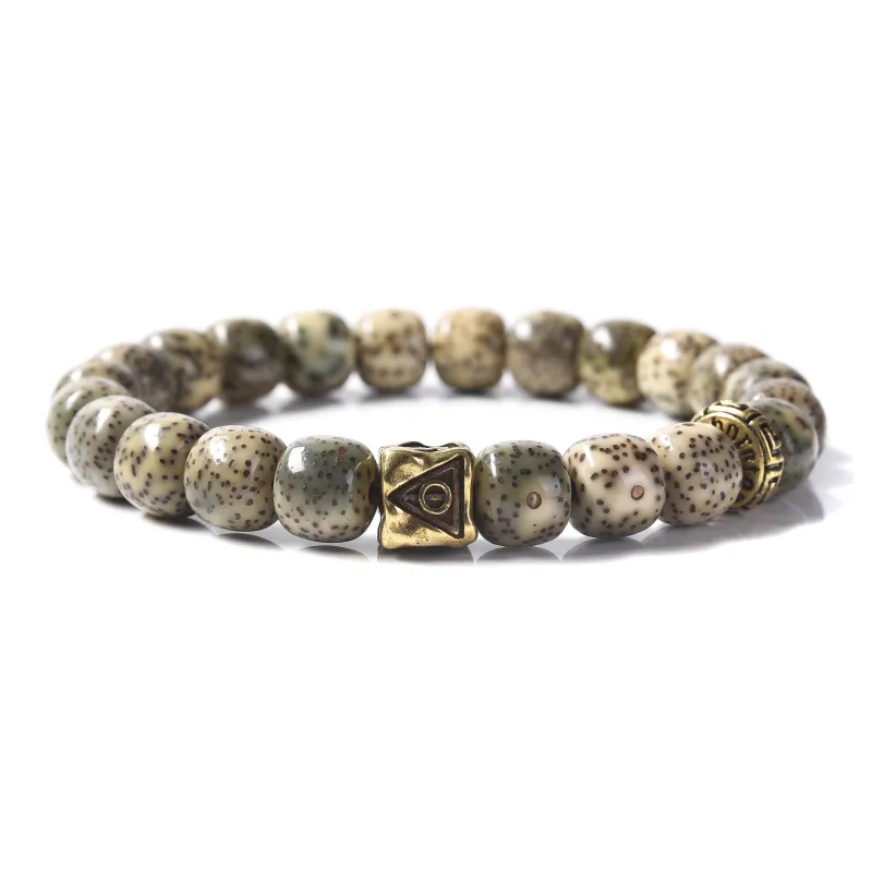 Abby's Wonderland Star Moon Bodhi Seeds Bracelets Unisex-1