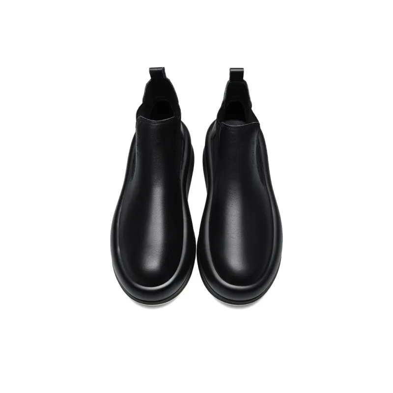 PARDASAUL Short Chelsea Boots Men's Black-3