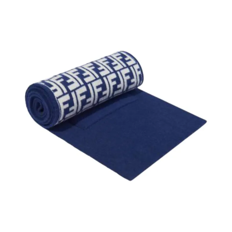 FENDI Logo Embroidered Reversible Scarf-4