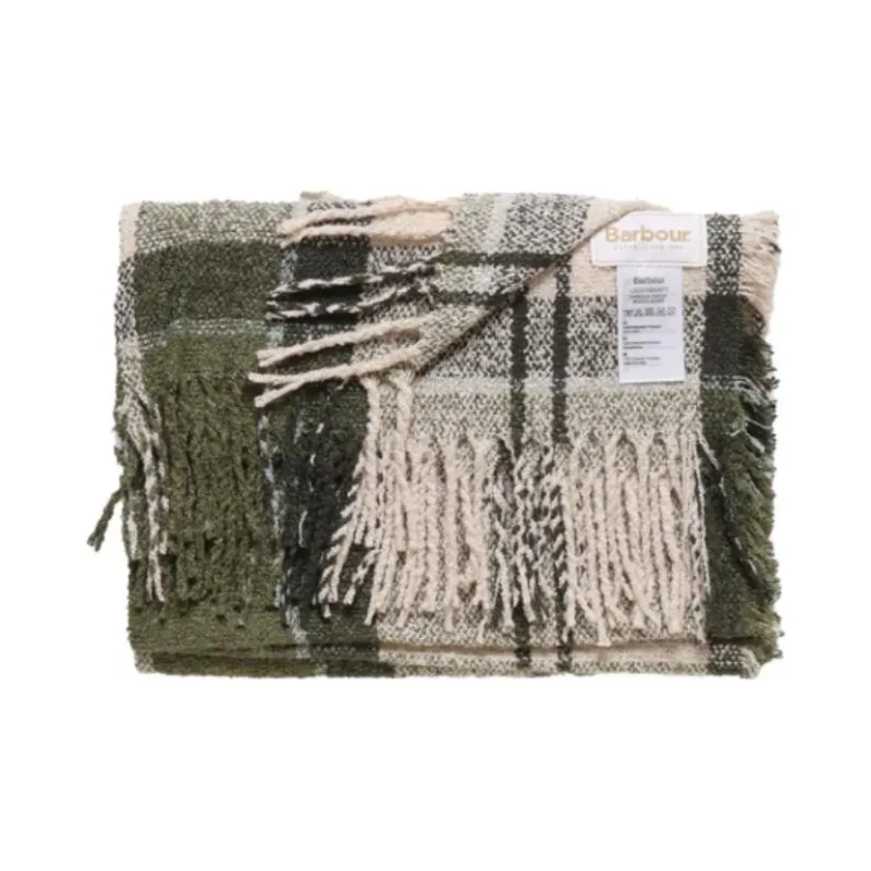 BARBOUR Tartan Boucle Scarf-2